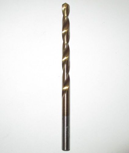 New 11/64&#034; titanium nitride high speed steel drill bit 3-1/4&#034; oal; $1 off 2nd+ for sale