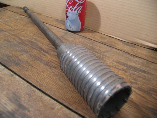 2-1/2&#034; sds max hammer drill core bit w/16&#034; shank(milwakee 48-20-5140+48-03-3585) for sale