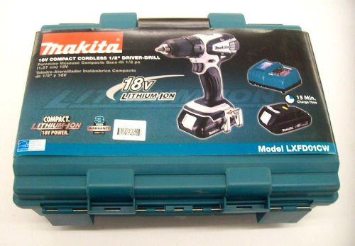 Makita lxfd01cw 18v compact 1/2&#034; driver drill for sale