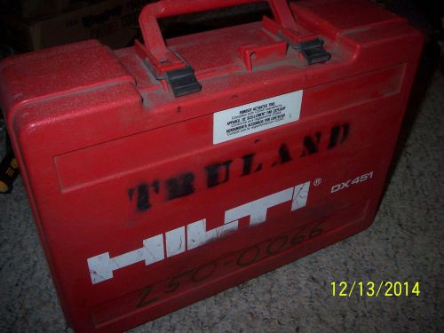 HILTI DX-451 - Powder Actuated Nail Gun W/ Case No RESERVE!