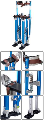 24&#034; - 40&#034; Adjustable Aluminum Drywall Stilts Blue