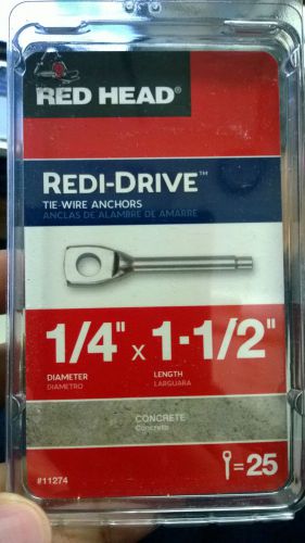 Red head redi-drive tire wire anchors for sale