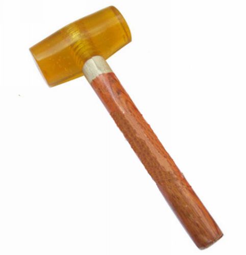 1 x Rubber hammer wooden handle 300 mm handle length 117 mm Rubber(L) 50 mm(D)