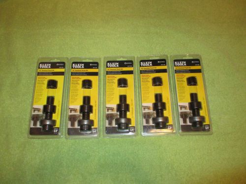 KLEIN 53727-SEN 3/4 KNOCKOUT PUNCH SET LOT OF 5