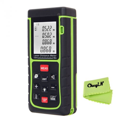 40M/131FT Digital Handheld Laser Distance Meter Range Finder Measure Diastimeter