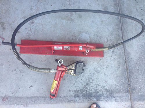 Hk porter #w1770cd hydraulic rod and bar cutter w.hkp hand pump for sale