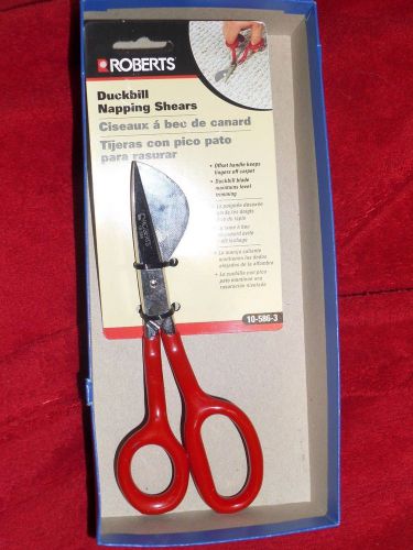 Roberts carpet tool 7&#034; duckbill napping shears 10-586-3 for sale