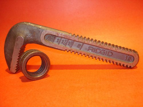 New ridgid 31630 hook jaw &amp; 31645 jaw nut for 12&#034; pipe wrench w/free shipping! for sale