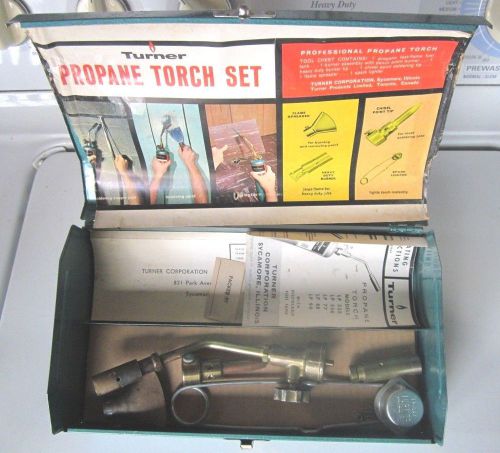 Vintage turner propane torch kit in original box with original wrapping! for sale