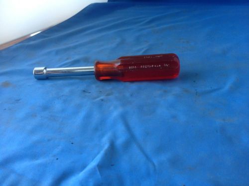 Proto 7/16&#034; NutDriver 9214  Made in USA Orange Handle