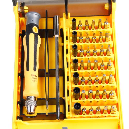 Weitus 45 in 1 precision repair torx screwdriver pc phone laptop tools set kit for sale