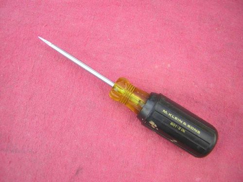 Klein Tools 601-3 IN. Cushion Grip slotted screwdriver flat common