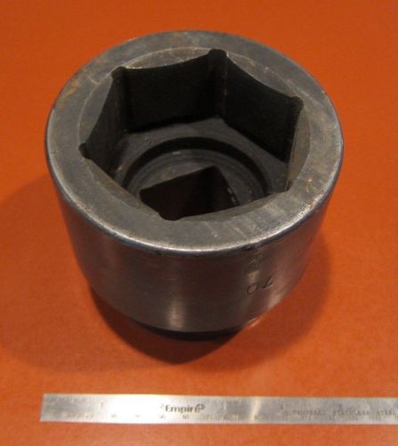 70MM (2-3/4”) – Impact Socket - 6 point (1-1/2” / 1-1/2 inch) square drive