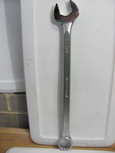 NEW Wright Tools 1156 1-3/4&#034; Round Shaft 12 Pt Industrial Combination Wrench USA