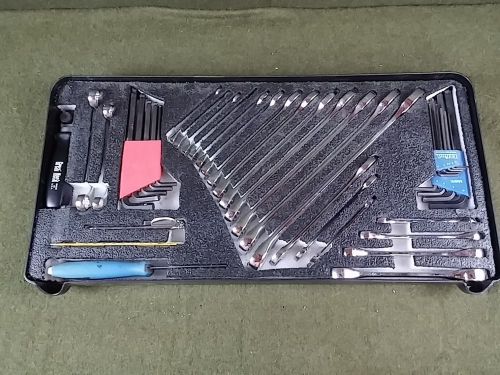 Nice 22pc sk sae wrench set w/ ekland metric &amp; sae hex key sets for sale