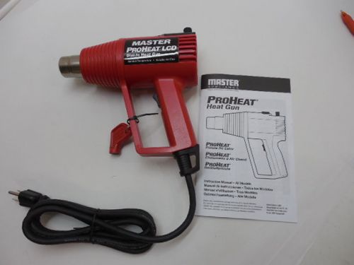 Master Heat Gun ProHeat PH1400 120LCD Dial temp 130-1000F