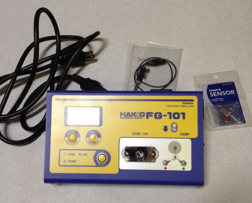 Hakko fg101-10 soldering tester for tip temp, leak voltage and tip-to-gro for sale