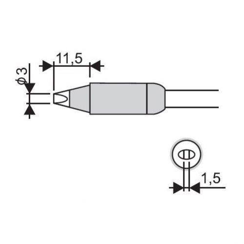 Soldering Iron Tip Goot RX-85HRT-3D