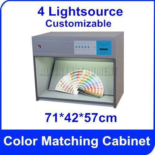 Color matching cabinet 4 light sources: d65 tl84 uv f size:71*42*57cm for sale