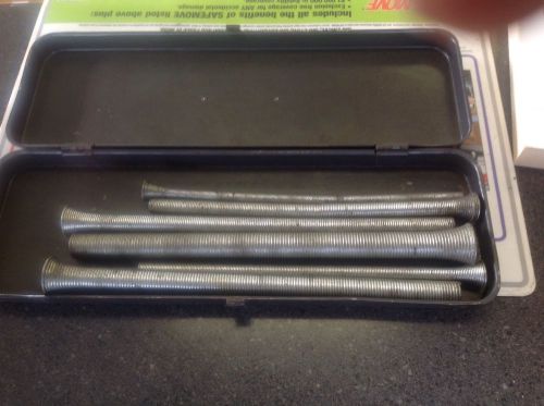 Vintage Sears craftsman tube bending set with metal case