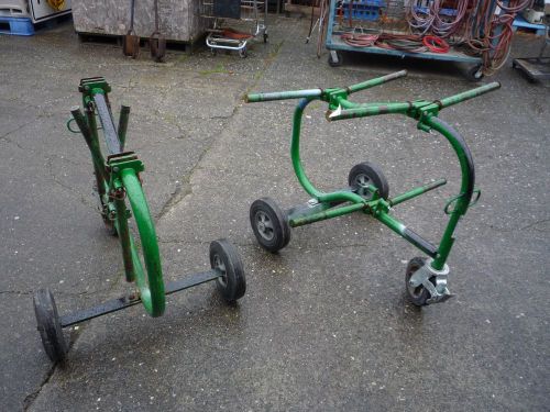 2 GREENLEE 909 WIRE CARTS - THESE HAVE COLLAPSIBLE ARMS