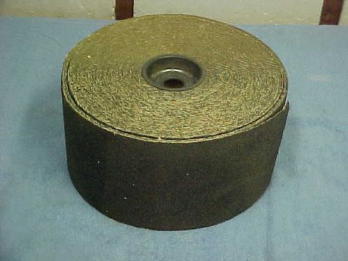Large roll carborundum heavy grit floor surfacing paper sandpaper 6&#034; x 100+ feet for sale
