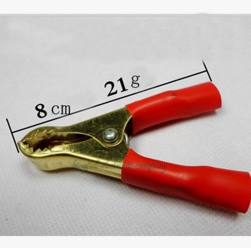 Red Small Size Copper Battery Charging Clip BEST US
