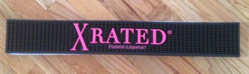 X-RATED FUSION LIQUEUR NEW HEAVY RUBBER BAR MAT