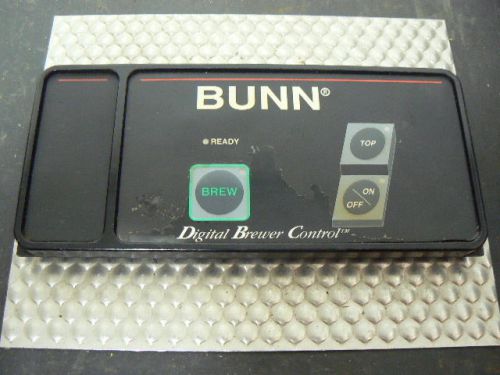 Bunn 29006.0005 cdbc membrane switch assy (1 lower/1 upper), guaranteed for sale