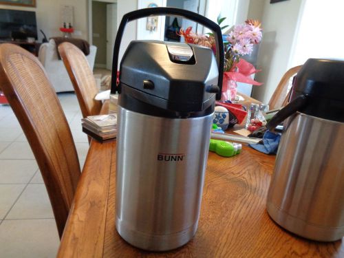Bunn 2.5l coffee beverage pump insulated stainless dispenser urn - free s/h for sale