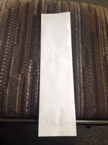 450 White Gusseted Valve Bags 12-16 oz. for coffee