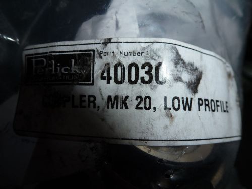 PERLICK  40030 COUPLER,  MK 20  LOW PROFILE   NEW / Individually FACTORY SEALED