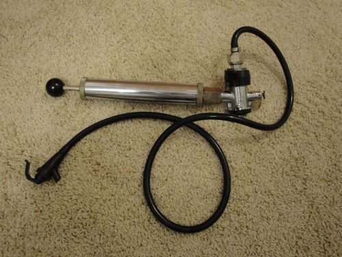 HAND PUMP, BEER TAP-DRAFT BEER DISPENSING PUMP, KEG TAPPER- UNTESTED- AS IS