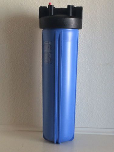 20&#034; big blue water filter housing/canister 1&#034; npt w/ pr for sale