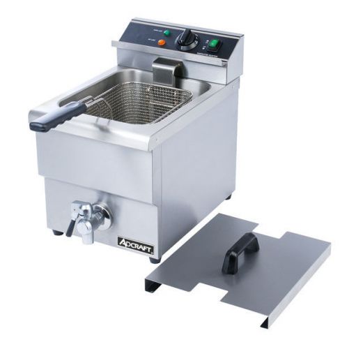 ADCRAFT DF-12L Commercial Deep Fryer With Drain and Cover Included NSF