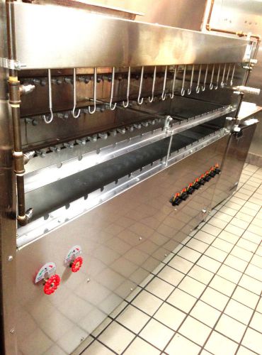Brazilian gas grill for bbq - 53 skewers - nsf approved - professional grade for sale
