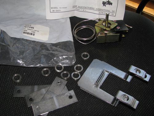 Star Manufacturing 2T-Y2313 thermostat for electric griddle, brackets, instructs