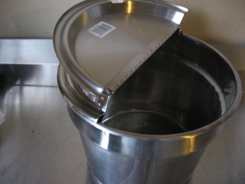 Pan, inset, 11 quart, round, stainless,5001464 for sale
