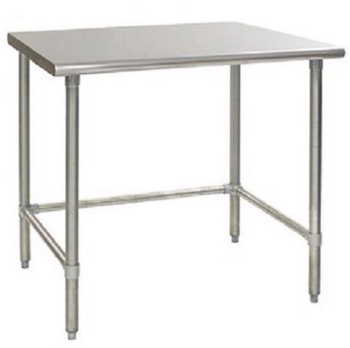 Stainless Steel 18&#034; x 30&#034; SG Work Table W/ Adjustable Crossbar NSF