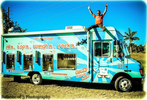 Self serve frozen yogurt food truck for sale