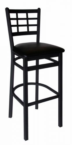 New marietta commercial window pane metal restaurant bar stool for sale