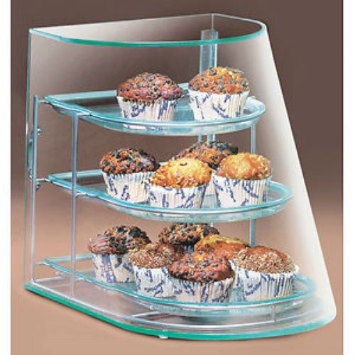 Cal-mil (1505-3) 3-tier elite display case rear access acrylic, for sale