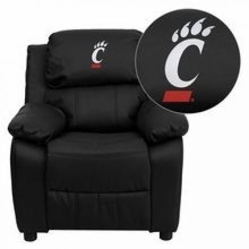Flash Furniture BT-7985-KID-BK-LEA-40031-EMB-GG Cincinnati Bearcats Embroidered
