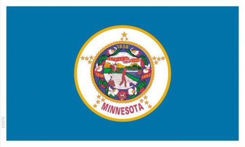 bc024 FLAG OF MINNESOTA (Wall Banner Only)