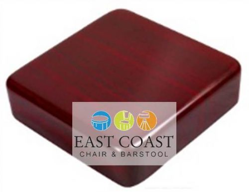 CLOSEOUT 2.25&#034; Thick 36&#034; Square Quick Ship Mahogany Resin Restaurant Table Top