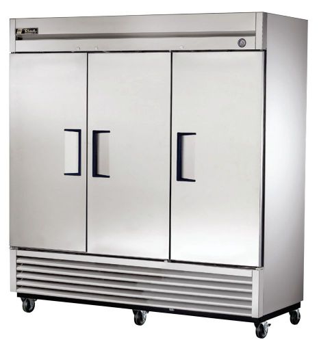 NEW TRUE COMMERCIAL 3 DOOR REACH IN REFRIGERATOR NSF APPROVED T-72