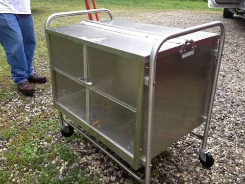 Stainless Steel Rolling Serving Bar Cart Professional