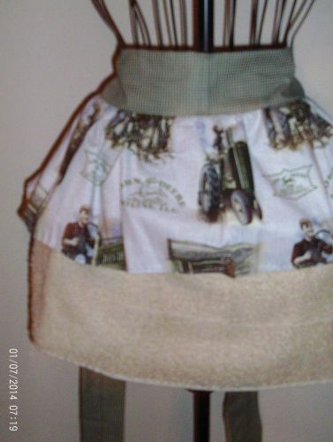 John Deere terrycloth apron