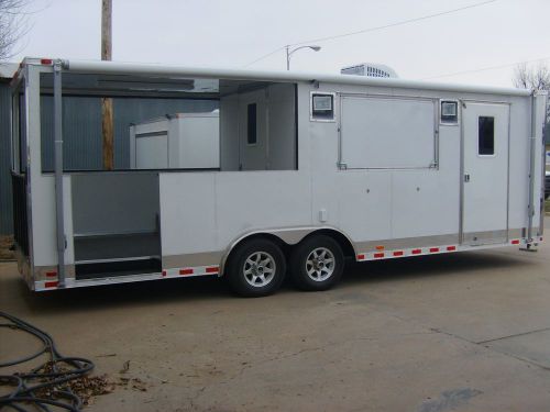 2014 enclosed trailer  24ft bbq concession trailer     in stock for sale