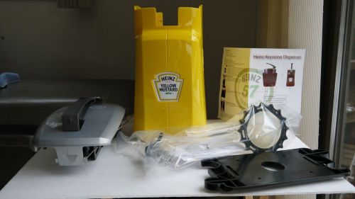 Heinz keystone yellow mustard condiment dispenser 1.5 gal pump new!! item # 8694 for sale